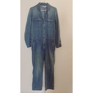 Madewell Denim Coverall Jumpsuit